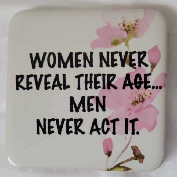 Set of 6 Ceramic Tile Fridge Magnets with Sayings - New - Picture 4 of 8